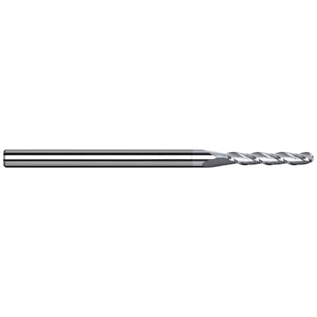 Harvey Tool End Mill for Aluminum Alloys - Ball 0.0620" (1/16) Cutter DIA x 0.2480" Length of Cut 791162-C8